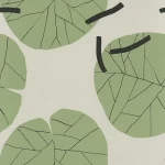 Italian wallpaper modern design, size 10m x 0.53m, green with beige, model 73216