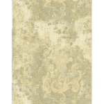 Italian Wallpaper Beige Color Floral Design, Size 10mx0.73m, Model 57113