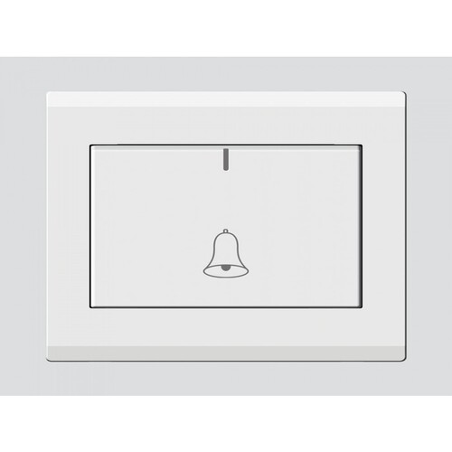Doorbell Switch 7×7 cm White Color | Art DNA