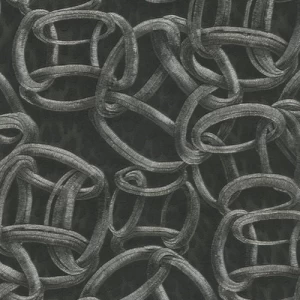 Italian Wallpaper Patterned Design 10m x 0.70m Dark Gray | Balbaid Decor Company