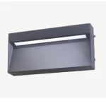 Fornax Wall Light, Dark Gray Color, Size 10.5 x 5 x 21 cm
