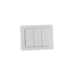 Triple Switch Set Q1, 7 × 21 cm, 16 Ampere, White | N0813W