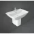 Half Pedestal Bathroom Washbasin, Size 18x8×45.5 cm, White Color | Rak Ceramics