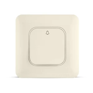 Bell Switch 1 Gang 10 Amp, Beige Color, 7x7cm, 250V | Spectra