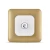ديمر كبس مفرد 500 واط /220 فولت، لون ذهبي، 7×7 سم | سبكترا 