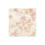 Wall decoration floral design, size 10 m x 0.53 m, beige color, model ht71001