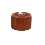 illuminated ceramic decorative fountain, size 14×9.6 cm, brown color, model 23C6001