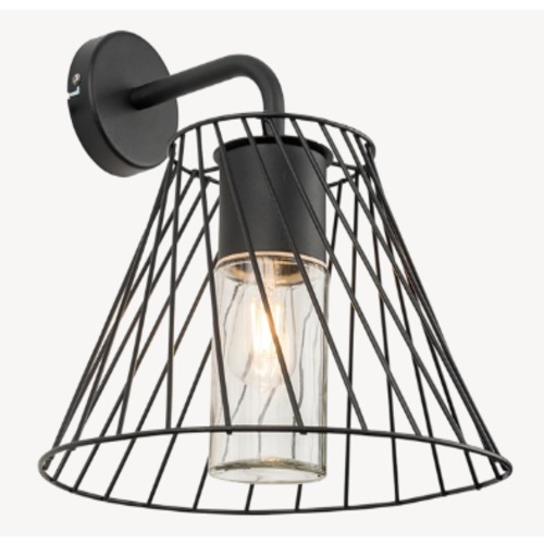 Libertas Wall Light Size 31.5 x 35.1 x 32.7 cm Black | Abyat Company