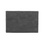 Rough Concrete Tile Flooring, Size 20×30 cm, Thickness 6 cm, Black Color with Chamfer | Al Sarif Company