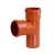 UPVC Plastic  Tee 87.5° Size 160×200 mm Orange Color | Almanar Company