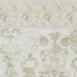 Italian Wallpaper Light Gray Color 10m x 1.06m, Model 85076 | Balbaid Decor Company