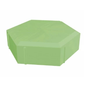 Hexagonal Interlock Paver Tiles Thickness 8 cm Green Color | Meyar