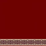 موكيت المساجد لون أحمر، طول الخيط 12 ملم، زخرفة إسلامية، موديل سجي