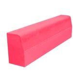 بردورة رصيف، 90 ×30 سم ، سمك 12/15 سم، لون أحمر فاتح، وزن 93 كجم