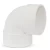 PVC Elbow 90° Size 3/4 Inch, SCH 40, White Color | Al-Manar Pipes Factory
