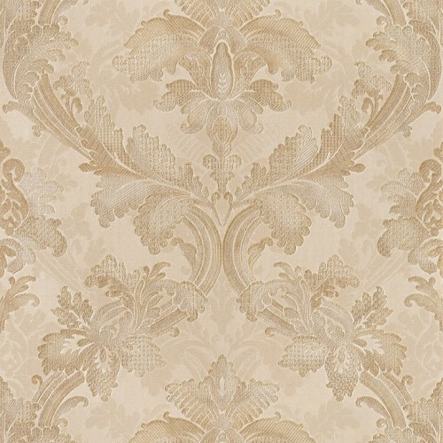 Italian Wallpaper Classic Design 10m x 0.73m, Dark Beige | Balbaid Decor Company
