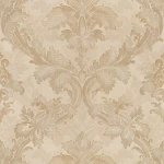 Italian Wallpaper classic design 10m x 0.73m, dark beige, model 7064