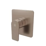 One Way Shower Mixer, Matte Nickel Color, Size 12.4×13×13 cm