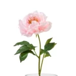 Artificial Peony Flowers, Pink Color, Size 56 cm 