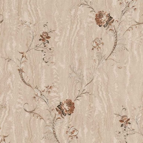 Floral Wall Decoration 10m x 1.06m Beige, Model 5424 | Balbaid Decor Company