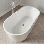Acrylic Bathtub Oval Length 170 cm, Width 75 cm, White
