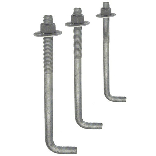 مسمار انكور بولت حرف L مجلفن على الساخن مقاس 5/8 انش طول 700 مم | برج الحضارة للتجارة
