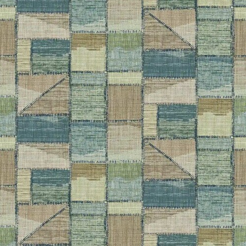 Geometric Wallpaper Length 10 m, Width 50 cm, Brown Color | 