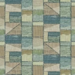 ورق جدران هندسي طول 10 م، عرض 50 سم، بني اللون