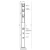 Garden lighting pole Length 4.5 m, base 400 x 400 mm