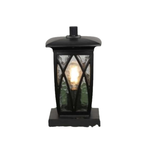Outdoor Wall Lighting Lantern Small 16x26 cm Black Color | Matkel Store