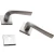 Separated Doors Handles Silver