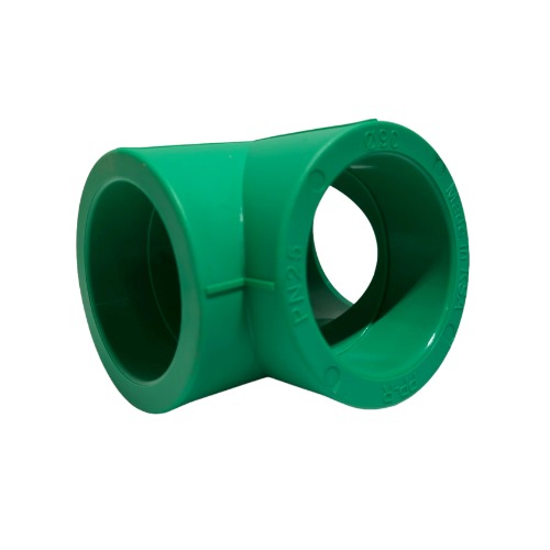 PPR Tee TPF Size 32 mm Pressure 25 Bar Green | Thermal pipes factory (TPF)
