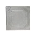 Decorative Tile for Walls with Classic Design, Size 40x40x5 cm, Cement Color | Al Sarif Company