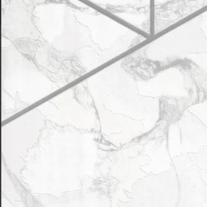 ورق جدران تصميم كلاسيك 15.6 م×106 سم لون ثلجي بني | خط  الفخامة