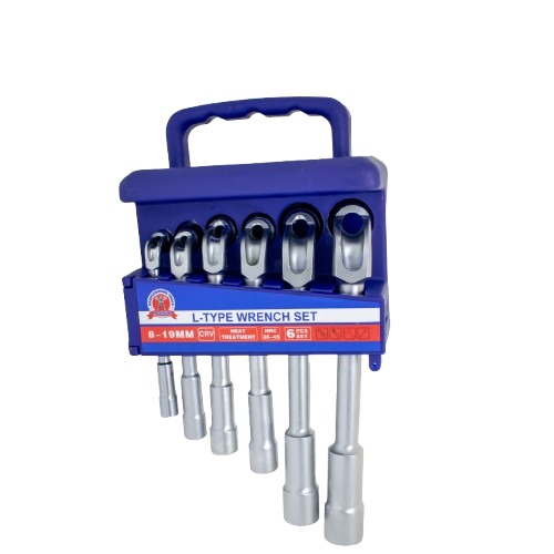 L-Shaped Wrench Set 8-19 mm Durable Steel | Makute