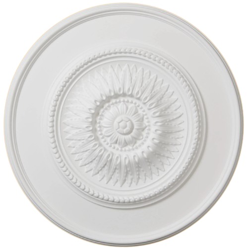 PU Foam Ceiling Medallion 60 cm White Color | Zakharef Company