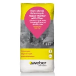   Non Shrink Thixotropic Repair Mortar weberep 331 TX Brand Weber   25 kg grey   