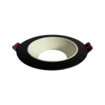 Adjustable Spotlight Base, white/Black Color, Anti-Glare, Size 8.5 cm, GU5.3