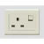 Triple Socket with Switch, Art DNA Brand, Beige Color, 13 Amp, Size 7x7 cm
