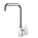 kitchen Washbasin Mixer, Chrome, Model CUBIST | Saudi Ceramics