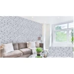 بديل الطوب مقاس 50×120 سم اوف وايت اللون  