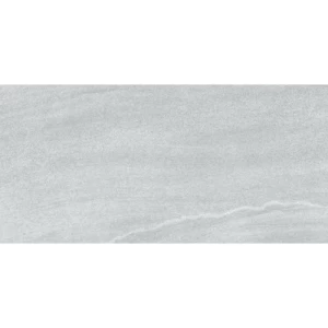 Outdoor Rectangular Ceramic Flooring 14 mm Thickness 30x60 cm Light Gray Cement Design | Riyadh Ceramics