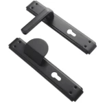 Fixed And Movable Door Handle Right Direction Black Color