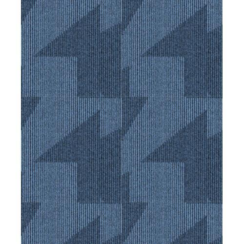 PVC Carpet Squares 50x50 cm, Thickness 6 cm, Blue Color, Model DR55 | 