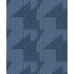 PVC carpet squares, dimensions 50x50 cm, thickness 6 cm, blue color, model number DR55