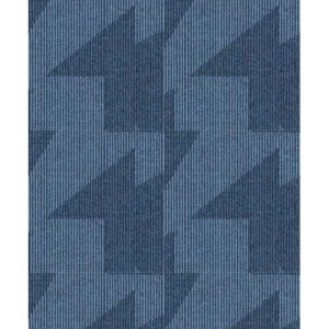 PVC Carpet Squares 50x50 cm, Thickness 6 cm, Blue Color, Model DR55 | 