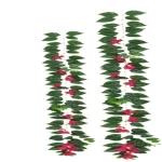 نبات ورق الجهنميه الصناعي، مقاس 180 سم، لون أخضر 