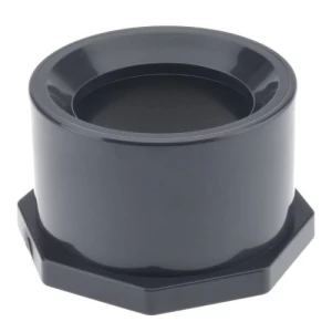 PVC Reducer Schedule 80 1 × ¾ inch 33.39 mm Diameter Dark Gray | 3 P pipes factory