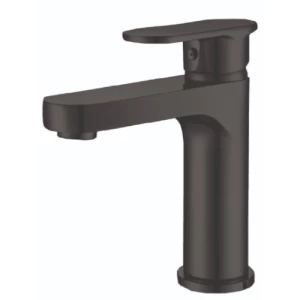 Short Washbasin Mixer 13.4×16.2 cm, Black Color | Prime Alarabia