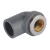 CPVC Elbow Schedule 80 ELBOW 90° (SLIP X FPT) WITH BRASS INSERT 3P Pipe Size 1/2 × 1/2  inch Color Light Gray